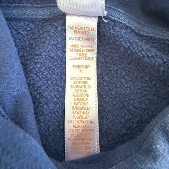 Savage X Fenty Long Tunic Hoodie - Picture 5 of 5